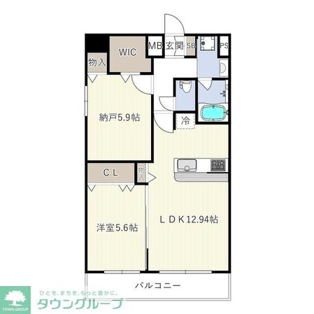 TCS北浦和レジデンスの物件間取画像